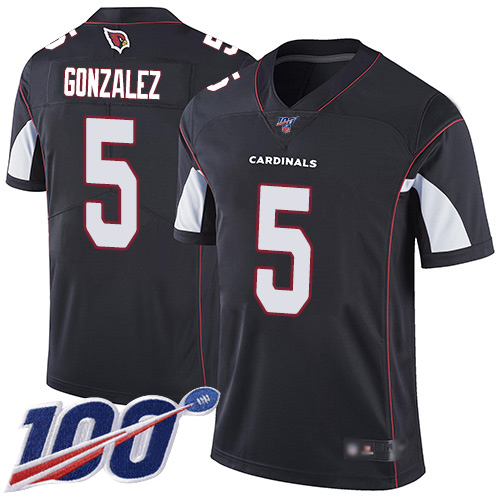 Arizona Cardinals Limited Black Men Zane Gonzalez Alternate Jersey NFL Football 5 100th Season Vapor Untouchable